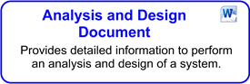 Analysis And Design Document