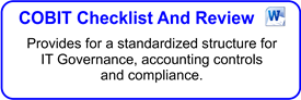 IT COBIT Checklist And Review