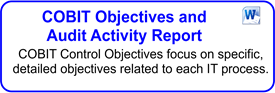 IT COBIT Objectives And Audit Activity Report
