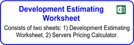 IT Development Estimating Worksheet
