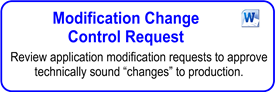 Modification Request - Change Control Request