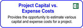 Project Capital Vs. Expense Costs