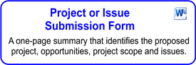 IT Project Or Issue Submission Form