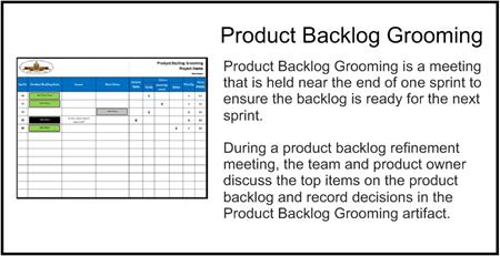 Agile Product Backlog Grooming