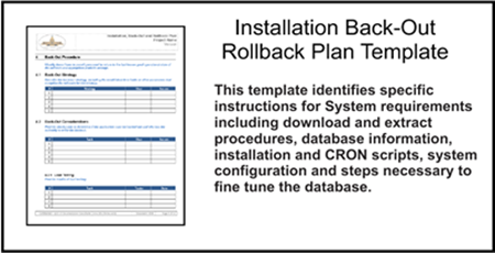 Installation Back-Out Rollback Plan Template