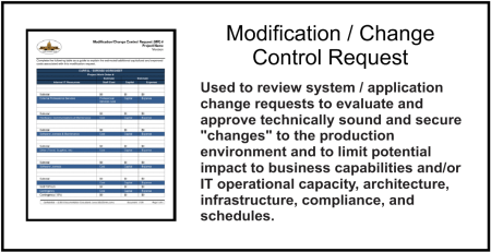 Modification Change Control Request