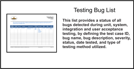 Testing Bug List
