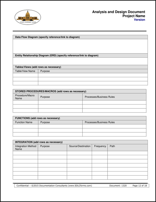 SDLCforms Analysis And Design Document