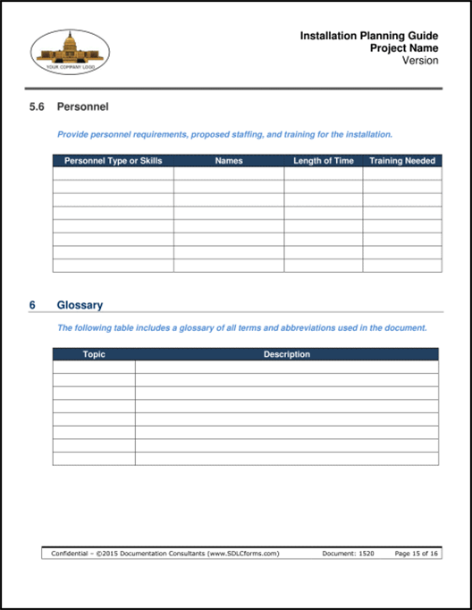 SDLCforms Installation Planning Guide